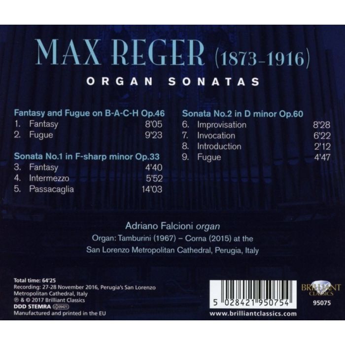 Reger: Organ Sonatas - slide-1