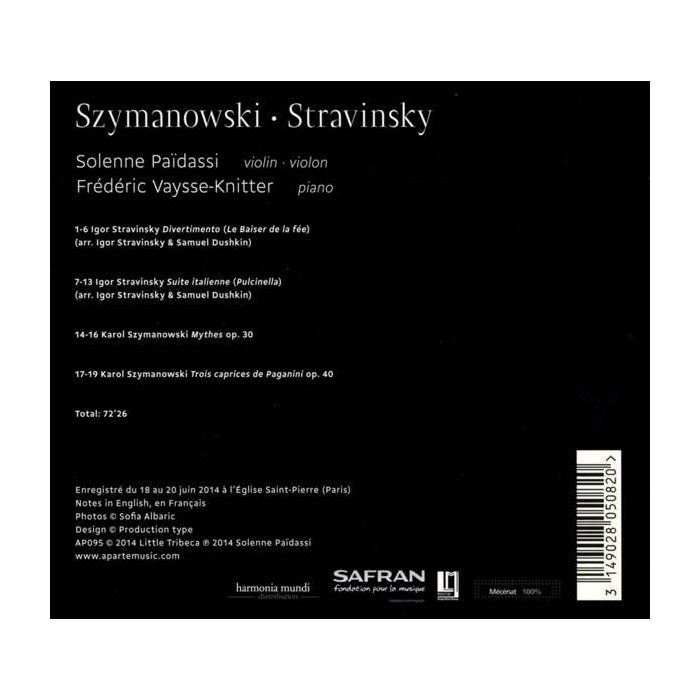 Stravinsky & Szymanowski: Oeuvres pour violon - slide-1
