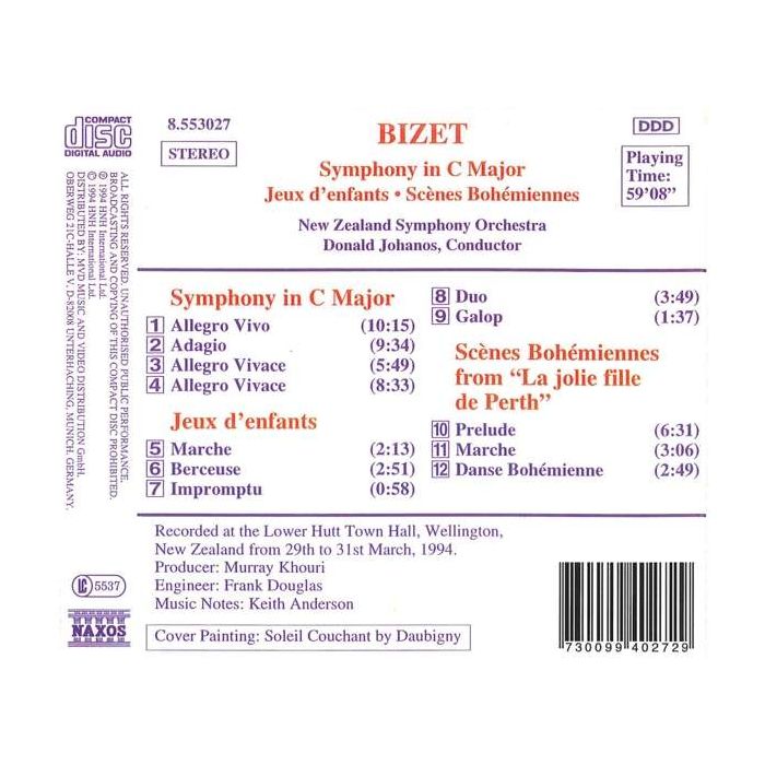 BIZET: Symphony in C Major; Jeux d'enfants - slide-1