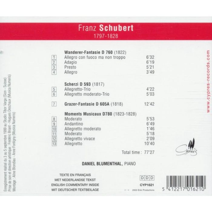 Schubert: Moments Musicaux D.780 - slide-1