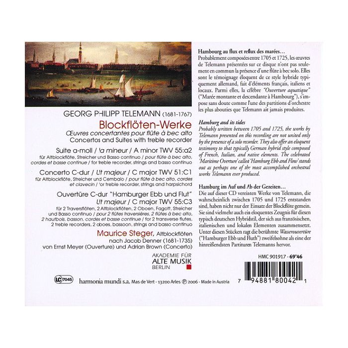 Telemann: Concertos pour flute a bec - slide-1