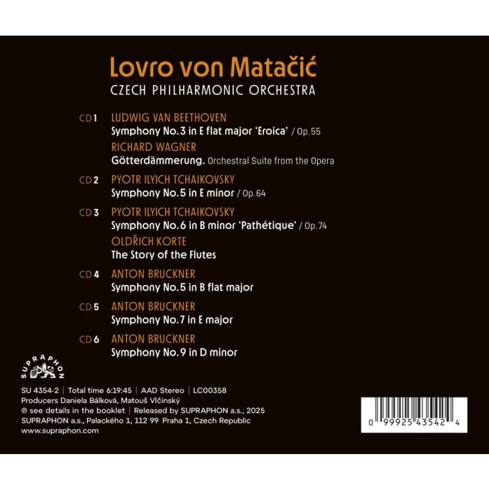 Beethoven · Tchaikovsky · Bruckner · Wagner · Korte - slide-3
