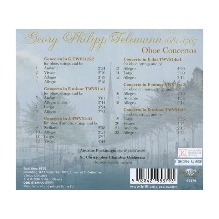 Telemann: Oboe Concertos - slide-1