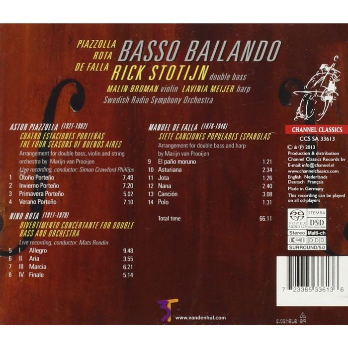 Basso Bailando - Astor Piazzolla, Nino Rota, Manuel de Falla - slide-1