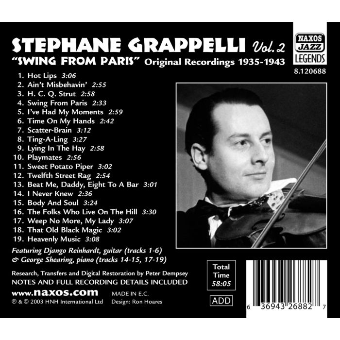 GRAPELLI: Swing from Paris (1935-43) vol. 2 - slide-1