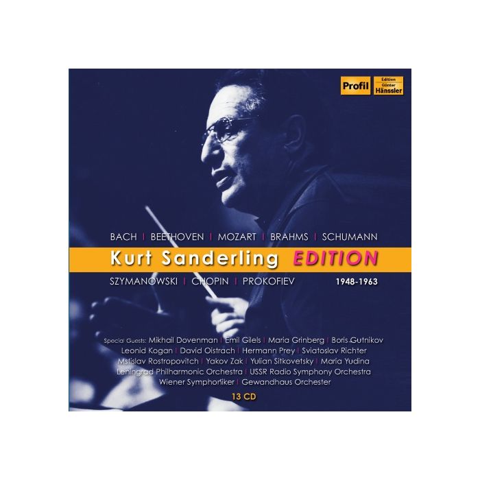 Kurt Sanderling Edition - Bach; Beethoven; Mozart; Brahms; Schumann; Szymanowski; Chopin; Prokofiev
