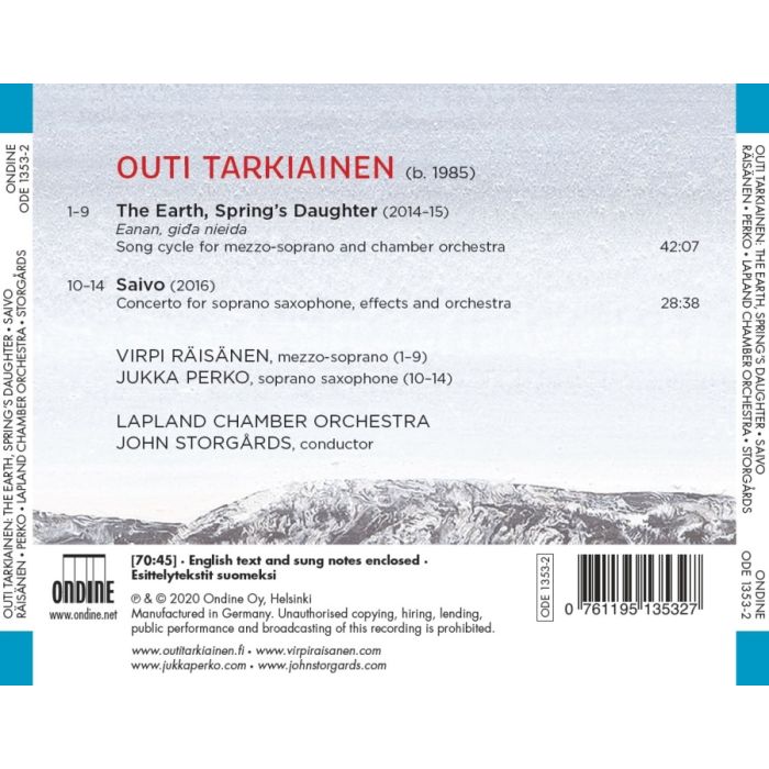 Tarkiainen: The Earth, Spring’s Daughter; Saivo - slide-1