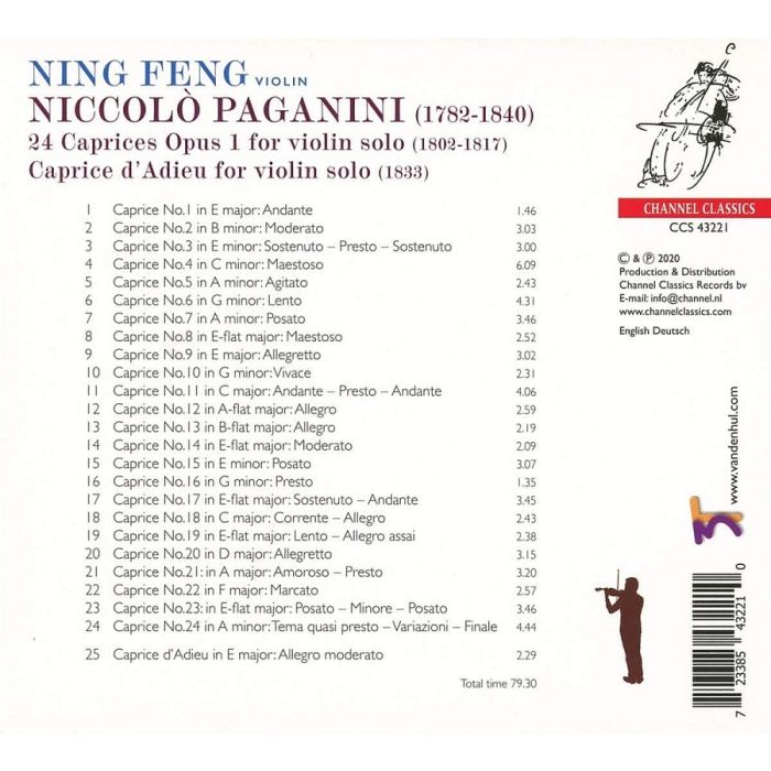 Paganini: 24 Caprices + 1 - slide-1