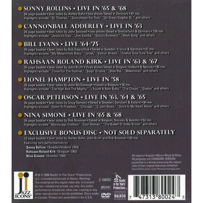 Jazz Icons III - Box Set 8 CD - slide-1