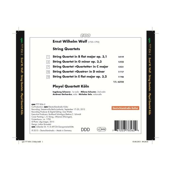 Wolf: String Quartets - slide-1