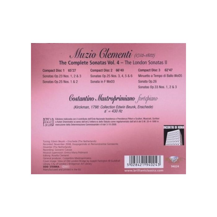 Clementi: The Complete Sonatas Vol. IV - slide-1