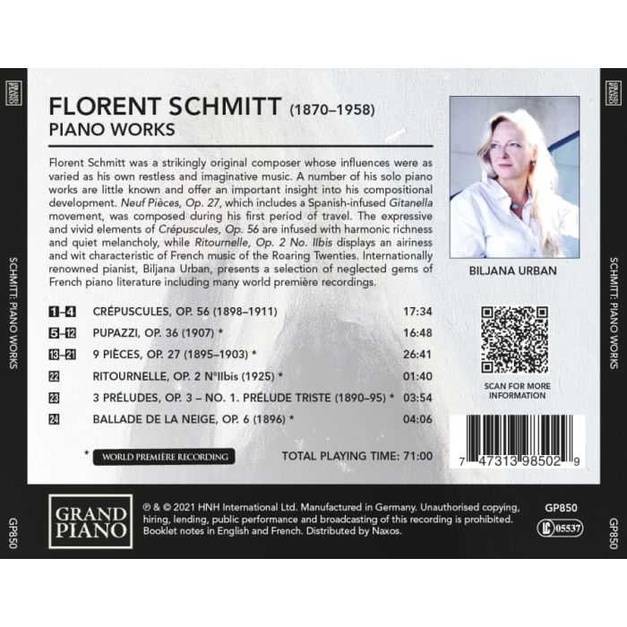 SOLITUDE - Piano Works by Florent Schmitt - slide-1