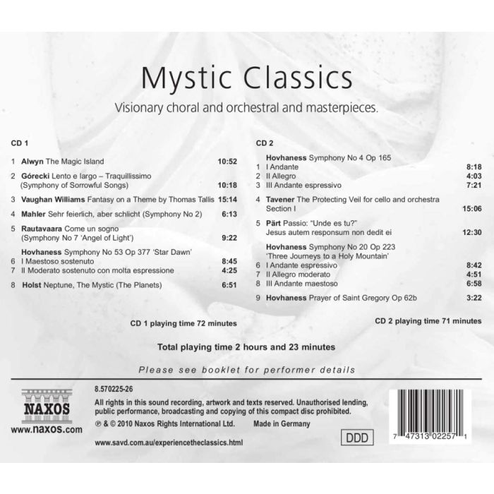 MYSTIC CLASSICS - Visionary Choral and Orchestral Masterpieces - slide-1