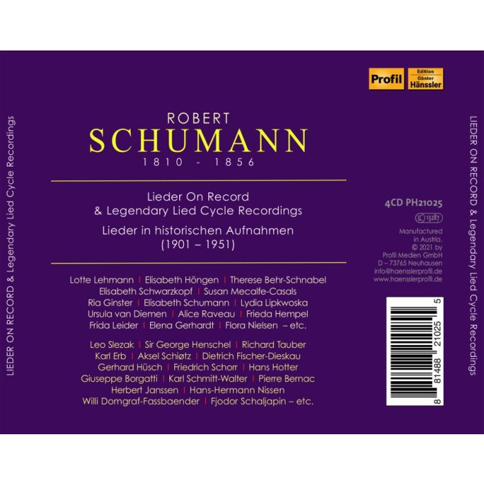 Schumann Lieder on record - slide-1