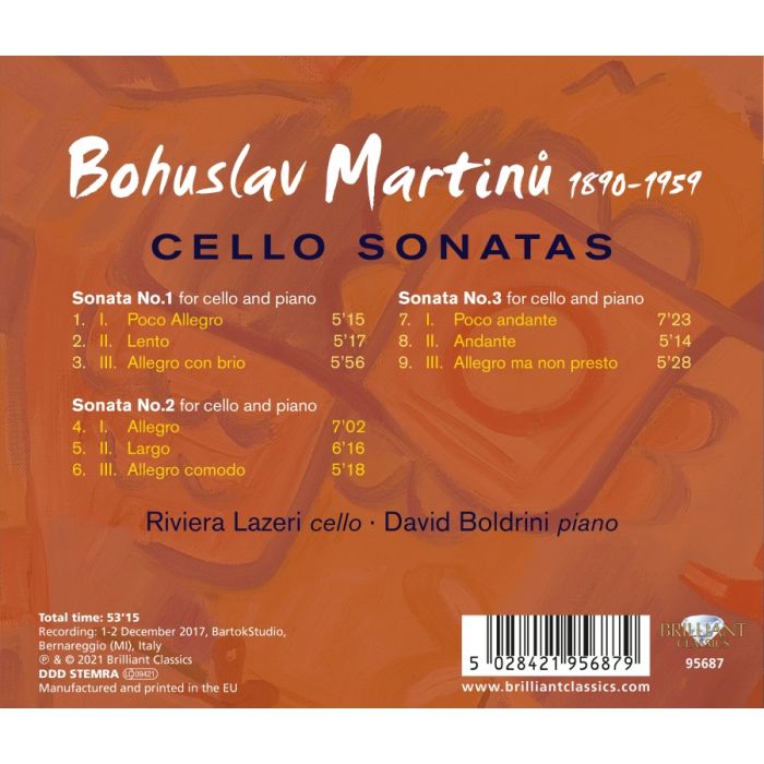 Martinů: Cello Sonatas - slide-1