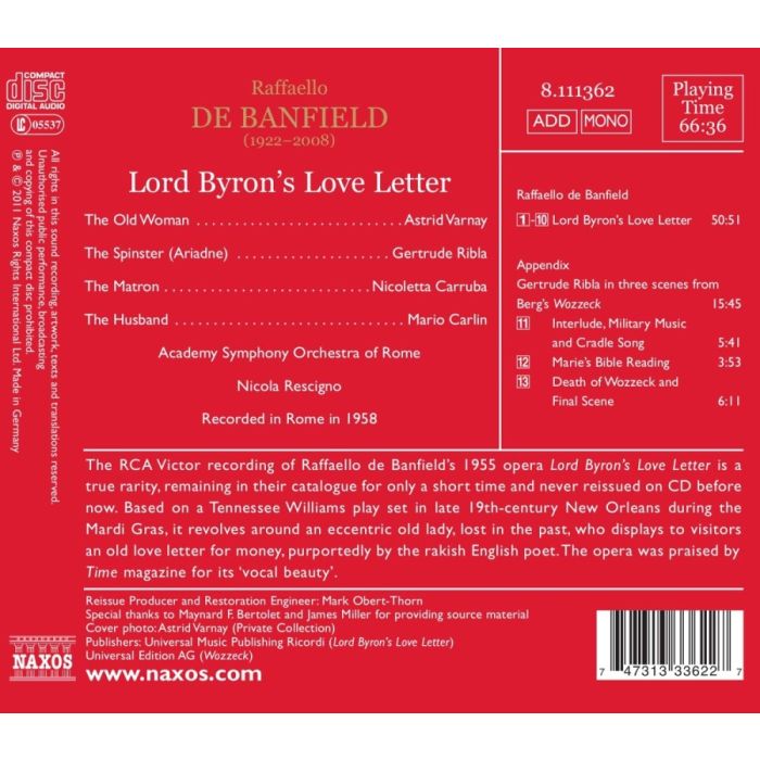 Banfield: Lord Byron's Love Letter (1958) - slide-1