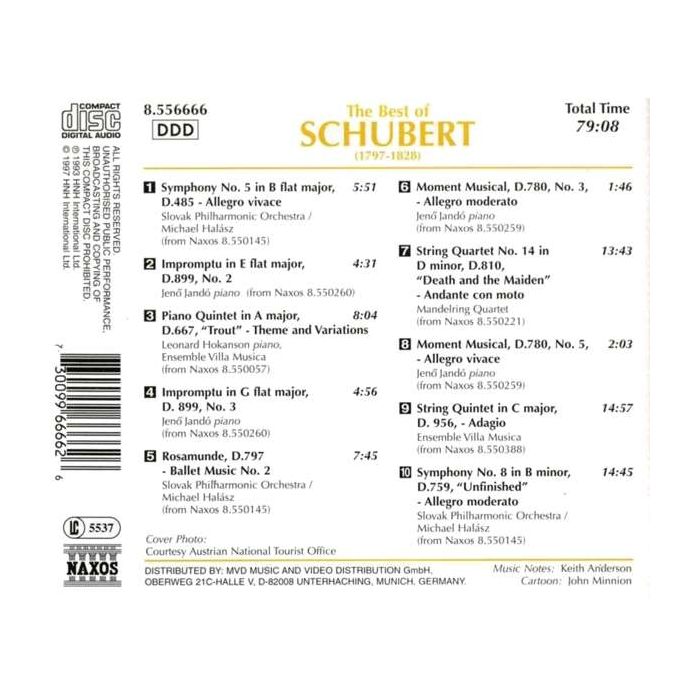 THE BEST OF SCHUBERT - slide-1