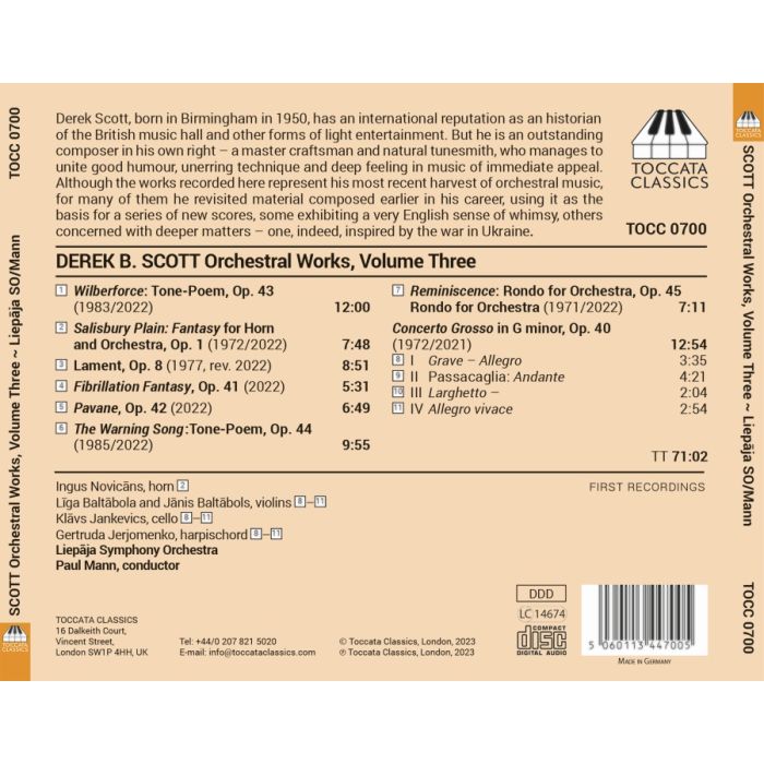 Scott: Orchestral Music Vol. 3 - slide-1