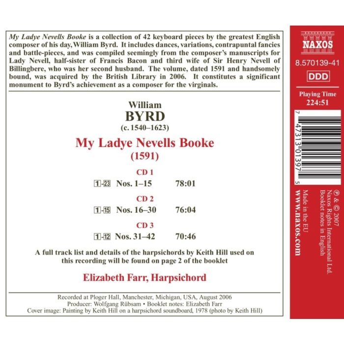 BYRD: My Ladye Nevells Booke - slide-1