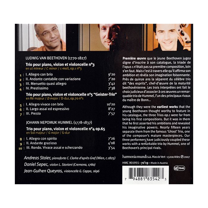Beethoven & Hummel: Piano Trios - slide-1