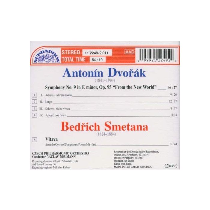 Dvorak: Symphony No. 9 / Smetana: Vltava - slide-1