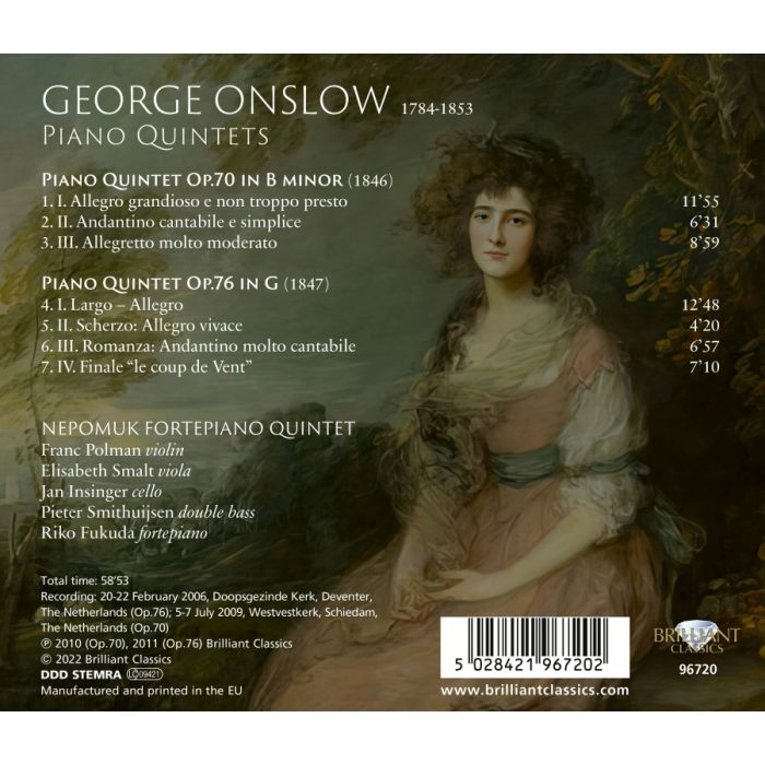 Onslow: Piano Quintets Op. 70 & Op. 76 - slide-1