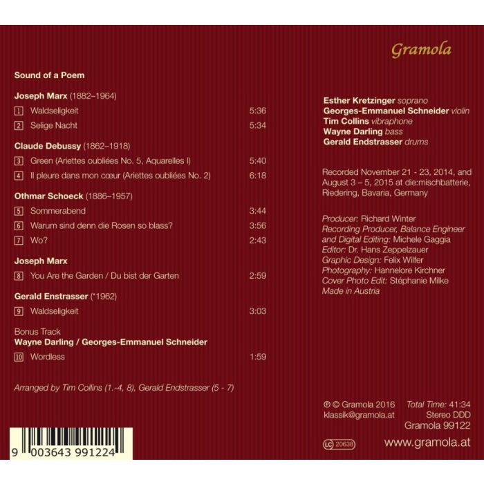 Sound of a Poem – Debussy, Marx ,Schoeck, Endstrasser - slide-1