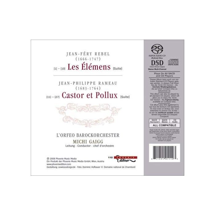 REBEL: Les Éléments / RAMEAU: Castor et Pollux - slide-1