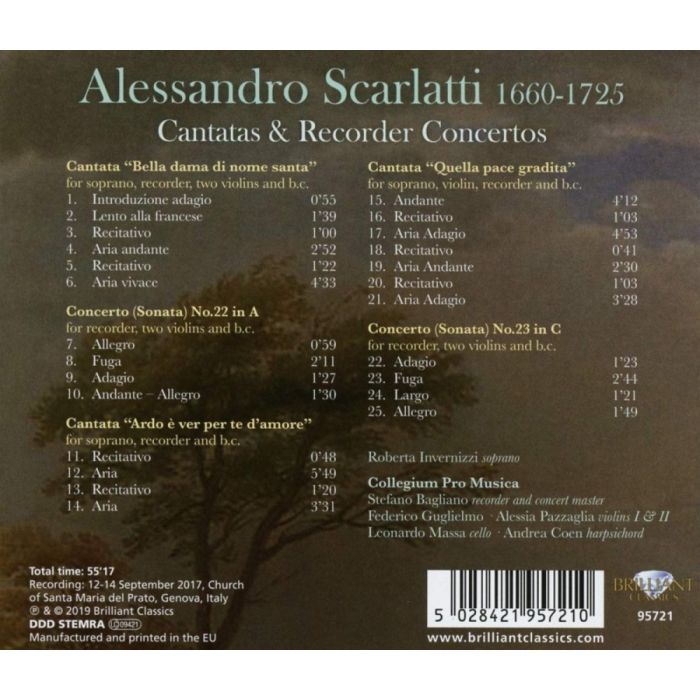 Scarlatti: Cantatas & Recorder Concertos - slide-1