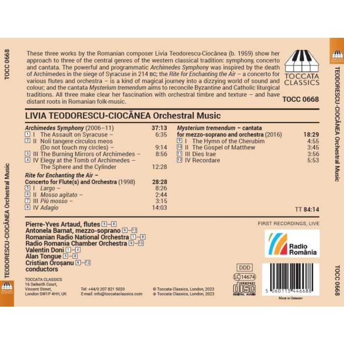 Teodorescu-Ciocanea: Orchestral Music - slide-1
