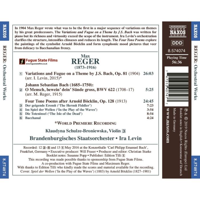 Reger: Four Tone Poems after Arnold Böcklin - slide-1