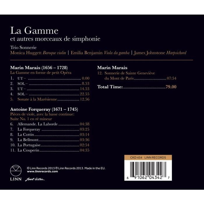 Marais: La Gamme für Violine,Viola da gamba & Cembalo - slide-1