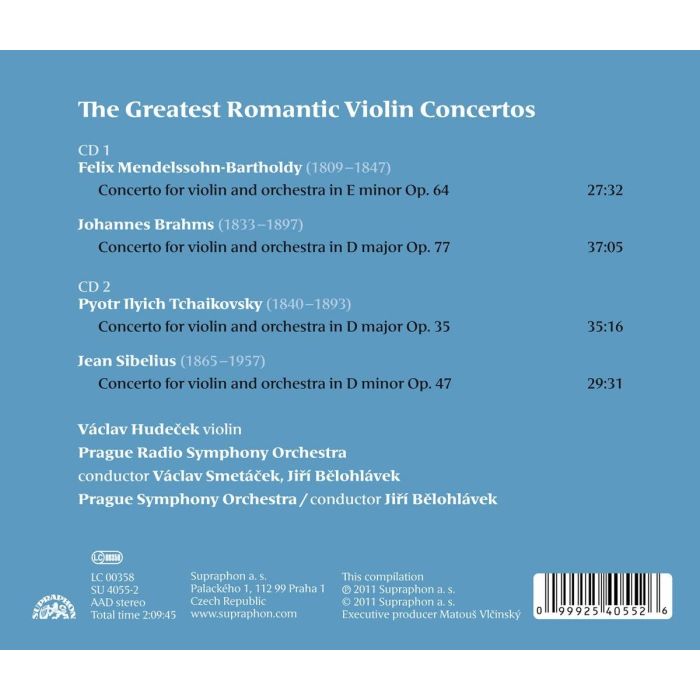 The Greatest Romantic Violin Concertos - Mendelssohn, Brahms, Tchaikovsky, Sibelius - slide-1
