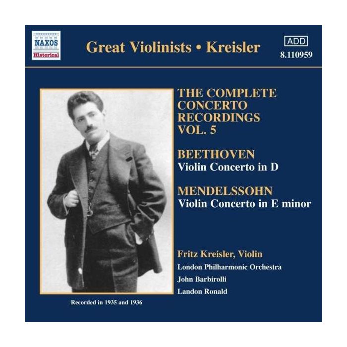 Beethoven/Mendelssohn: Concertos for Violin and Orchestra