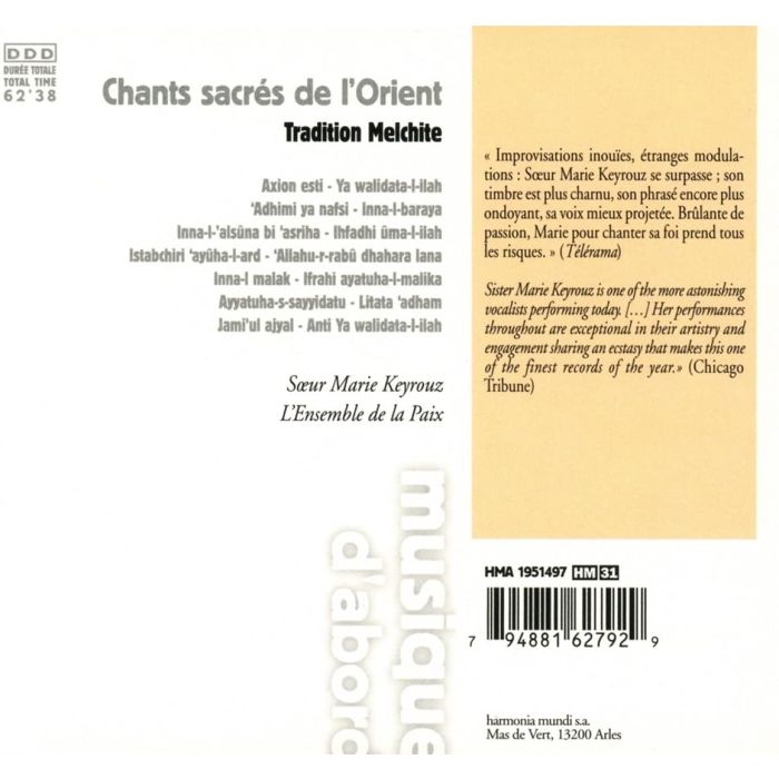 KEYROUZ - Chants sacres de l'Orient - slide-1