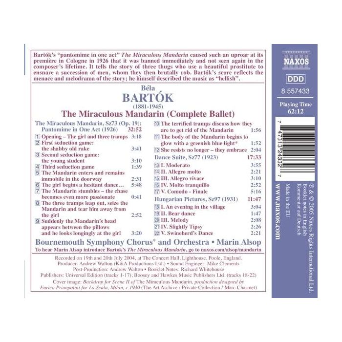 BARTOK: Miraculous Mandarin - slide-1