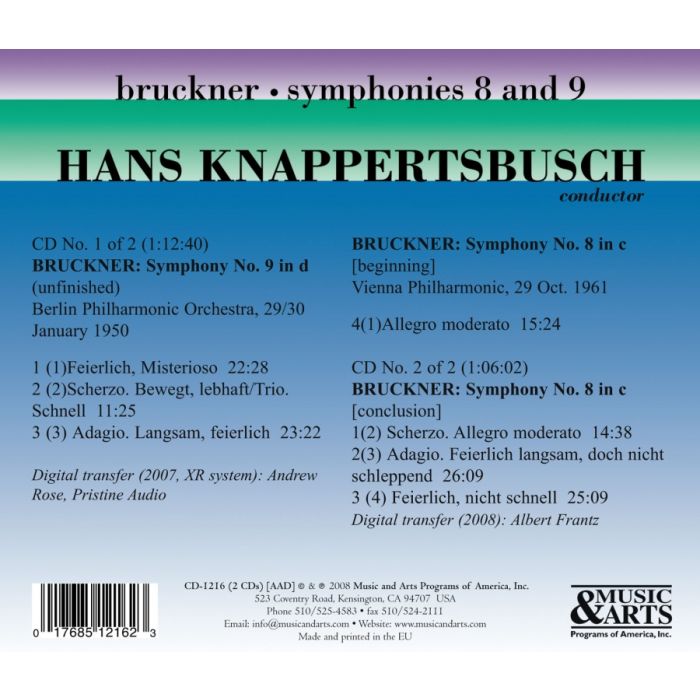 Bruckner: Symphonies Nos. 8 & 9 - slide-1