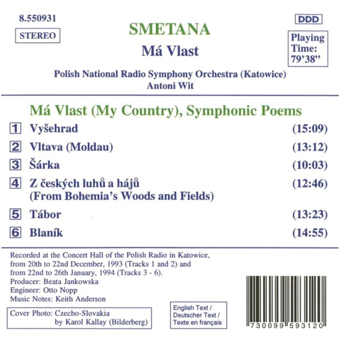 SMETANA: Ma vlast (My Country) - slide-1