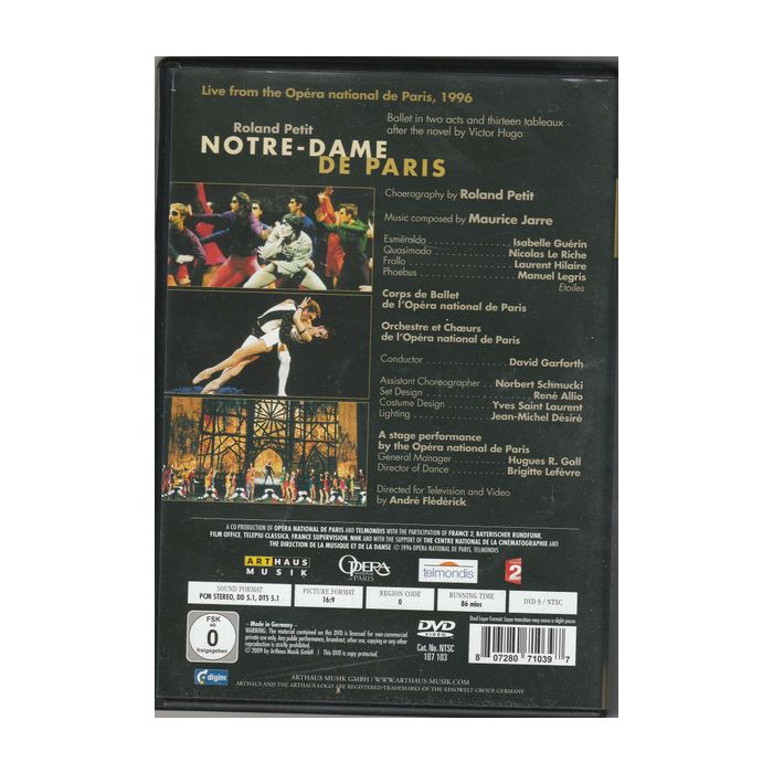 Roland Petit:Notre Dame de Paris - slide-1