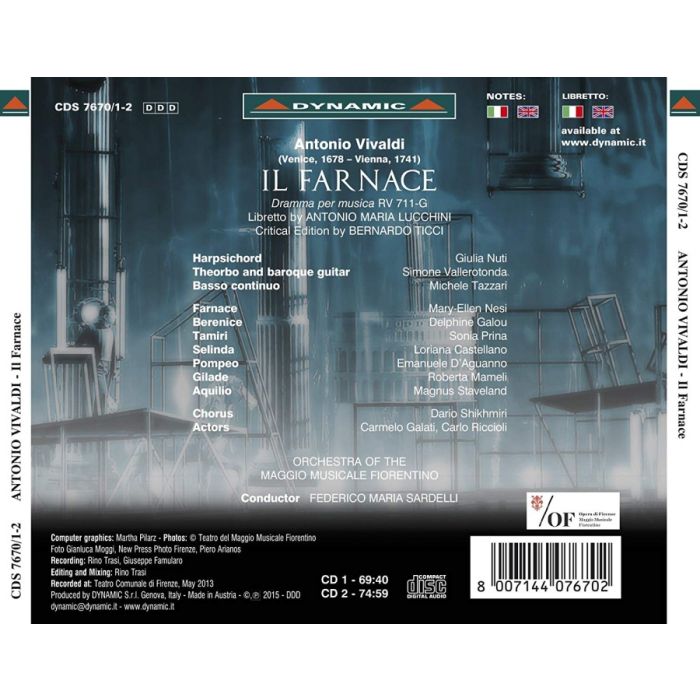 Vivaldi: Il Farnace; Teatro del Maggio Musicale Fiorentino, 2013 - slide-1