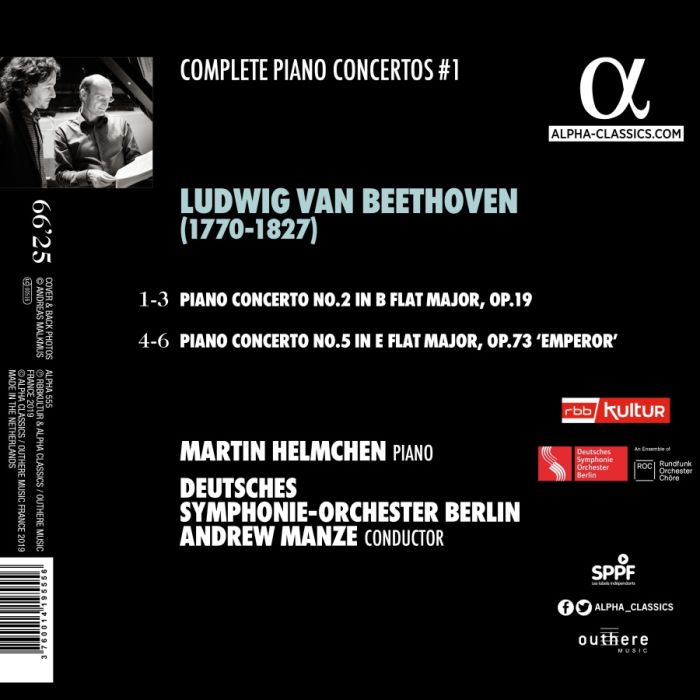 Beethoven: Piano Concertos 2 & 5 