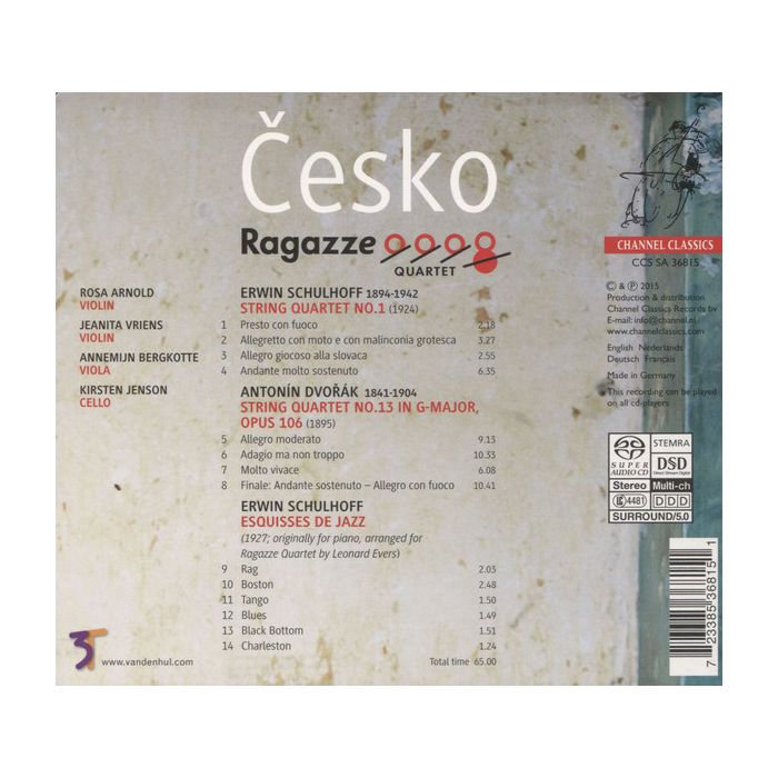 Česko - Dvořák & Schulhoff: String Quartets - slide-1