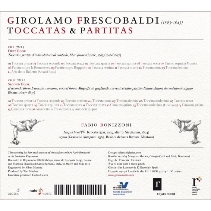 Frescobaldi: Toccatas & Partitas - slide-1