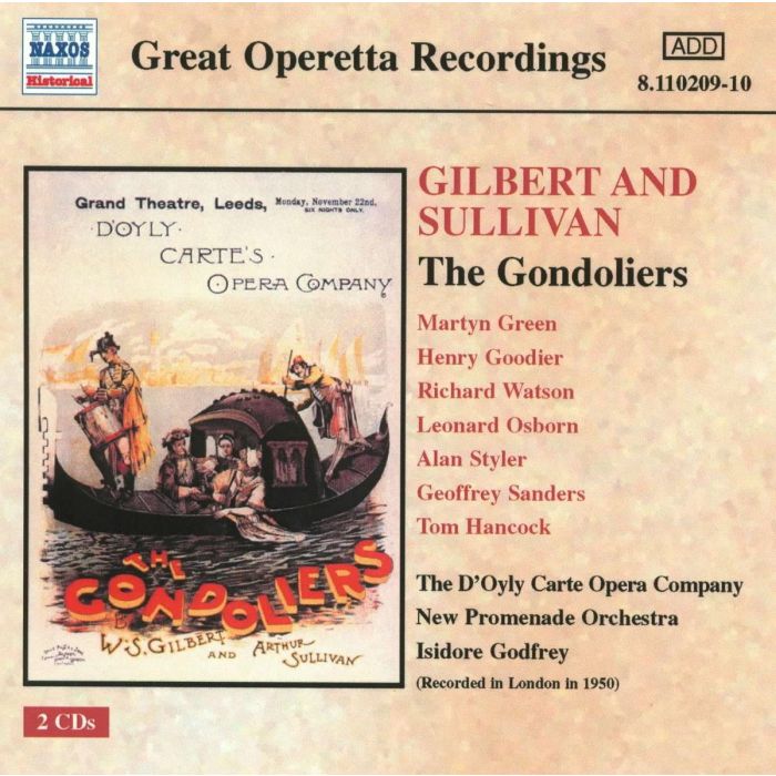 GILBERT and SULLIVAN: The Gondoliers