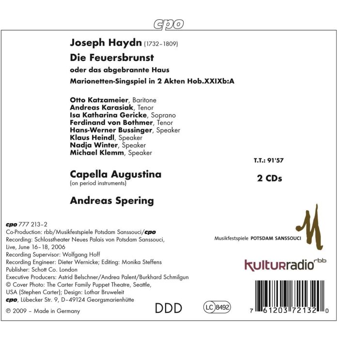 Haydn: Die Feuersbrunst - Marionetten-Singspiel in 2 Akten - slide-1