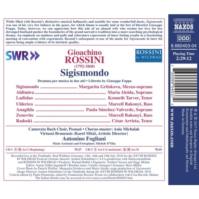 Rossini: Sigismondo - slide-1