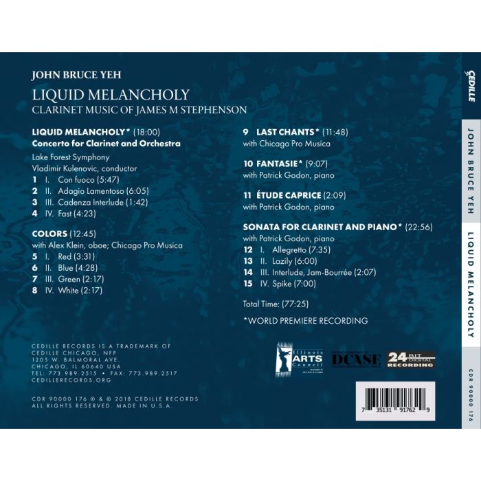 Liquid Melancholy - Clarinet Music of James M Stephenson - slide-1