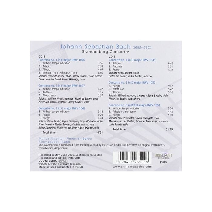 Bach: Brandenburg Concertos - slide-1