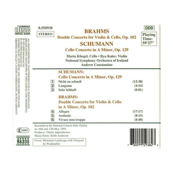 BRAHMS: Double Concerto / SCHUMANN: Cello Concerto - slide-1