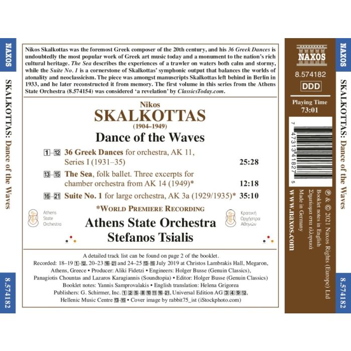 Skalkottas: Dance of the Waves - slide-1